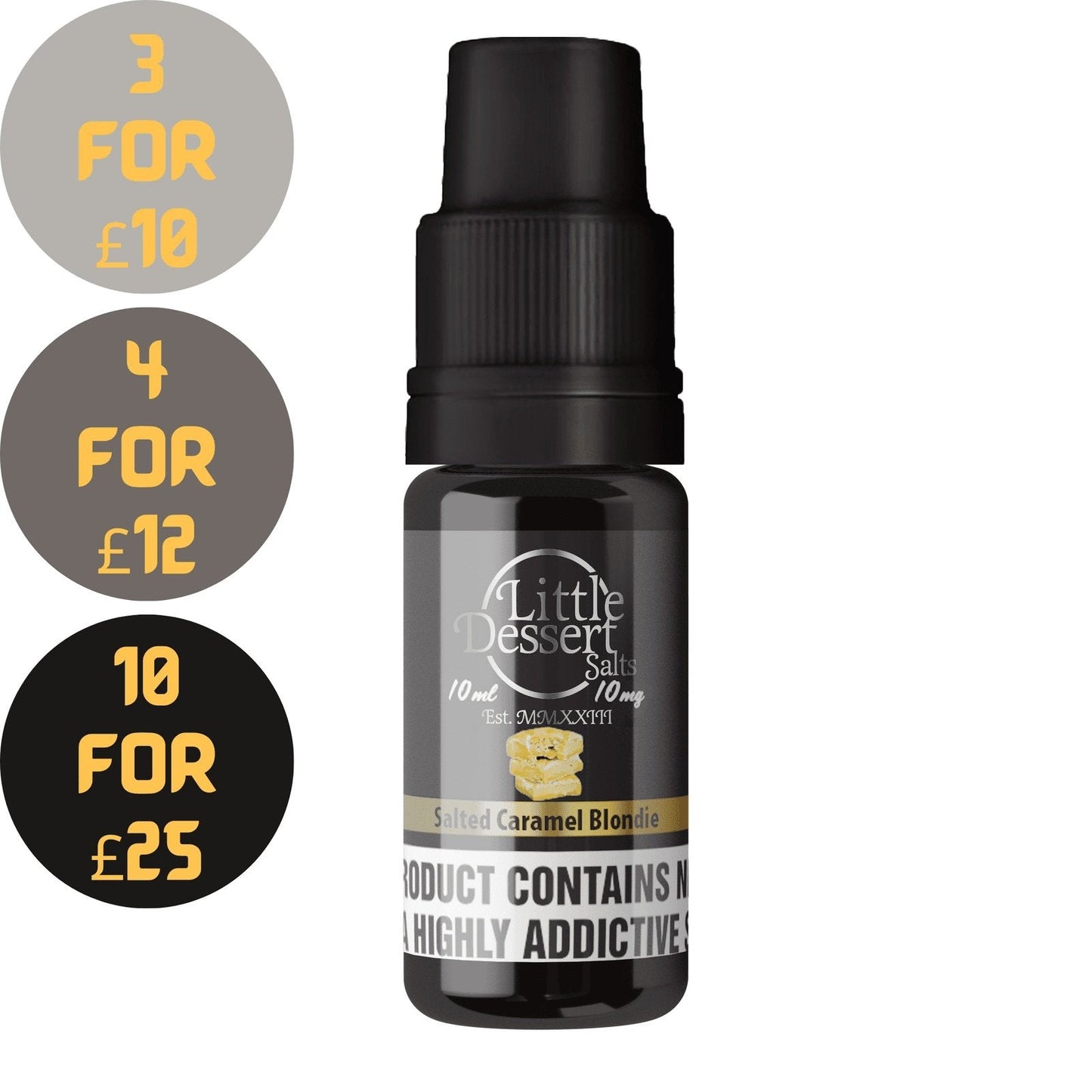 Little Dessert Salts Salted Caramel Blondie E-Liquid 10ml