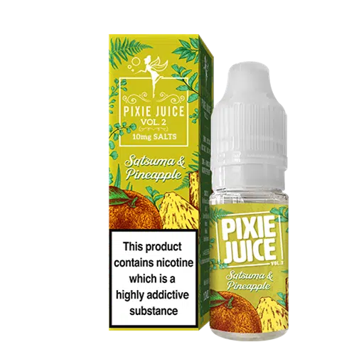 Pixie Juice Vol 2 Nic Salt – Satsuma & Pineapple