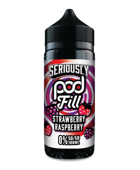 Doozy Seriously Pod Fill Strawberry Raspberry Shortfill E-Liquid 100ml