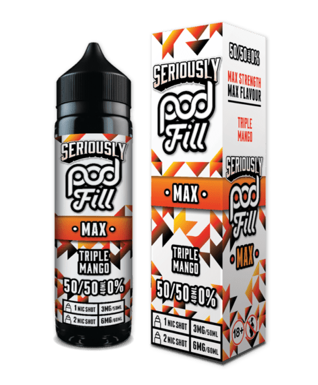 Doozy Seriously Pod Fill Max Triple Mango Shortfill E-Liquid 40ml