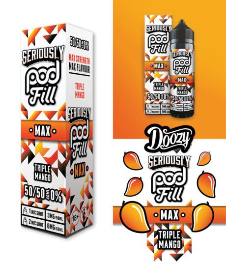 Doozy Seriously Pod Fill Max Triple Mango Shortfill E-Liquid 40ml