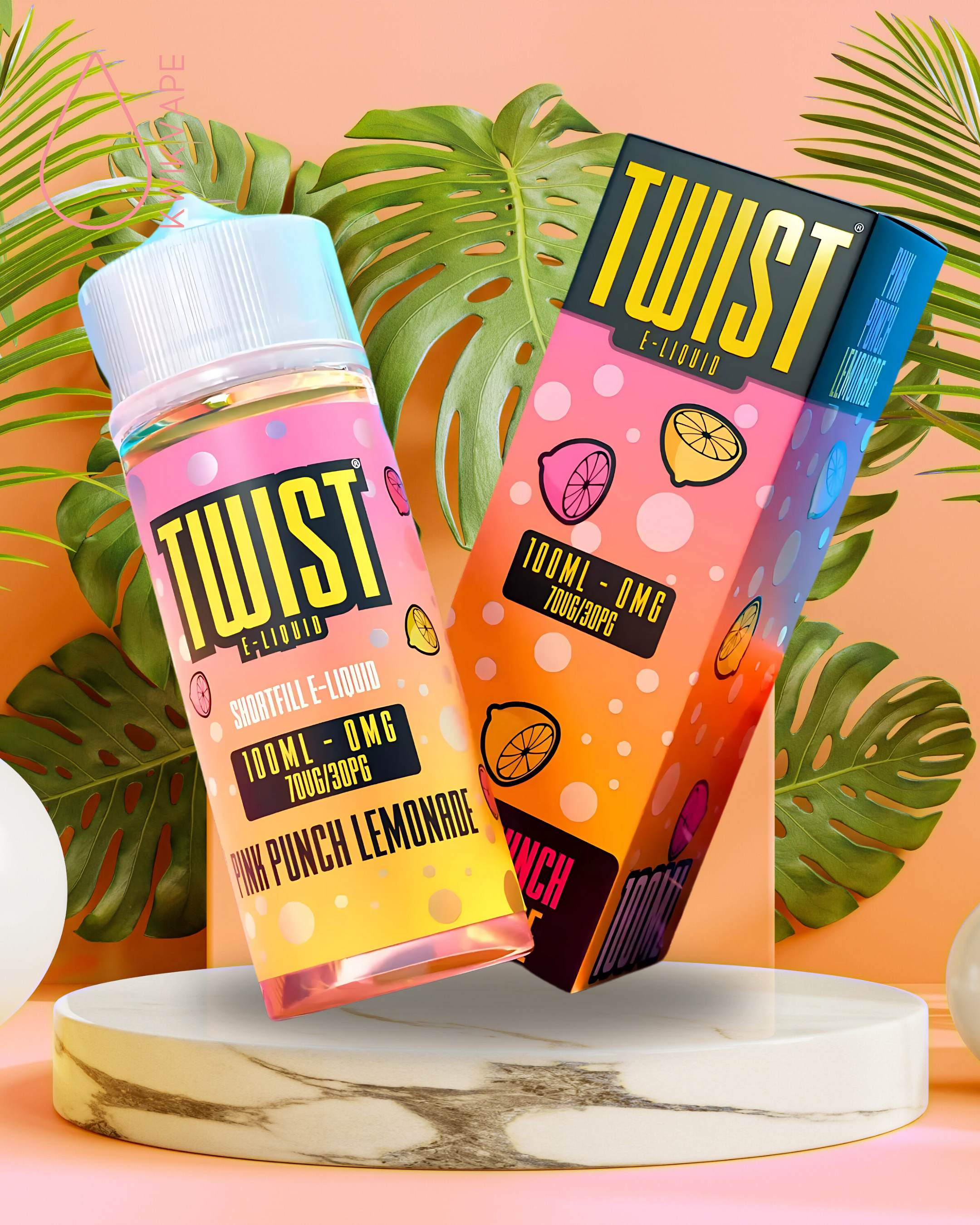 Twist Pink Punch Lemonade 100ml shortfill