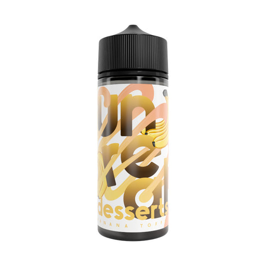 Unreal Desserts Banana Toffee Shortfill E-Liquid 100ml