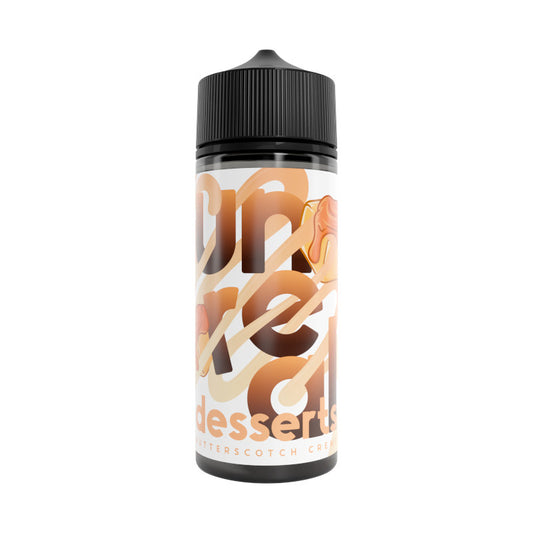 Unreal Desserts Butterscotch Creme Shortfill E-Liquid 100ml