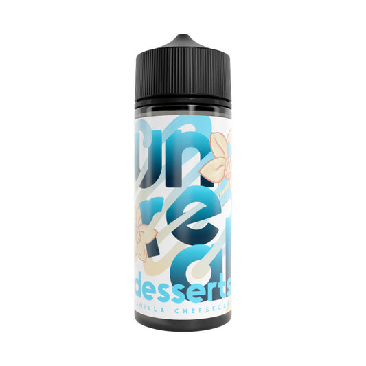 Unreal Desserts Vanilla Cheesecake Shortfill E-Liquid 100ml