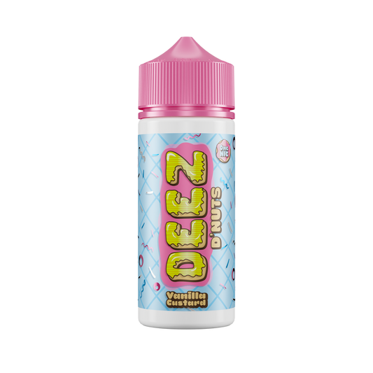 Deez D'Nuts Vanilla Custard Shortfill E-Liquid 100ml