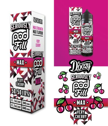 Doozy Seriously Pod Fill Max Very Cherry Shortfill E-Liquid 40ml