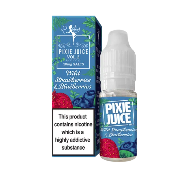 Pixie Juice Vol 2 Nic Salt – Wild Strawberries & Blueberries