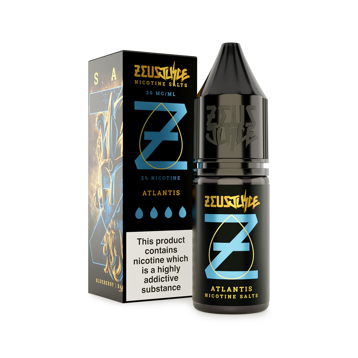 Zeus Juice Atlantis Nicotine Salt E-Liquid 10ml