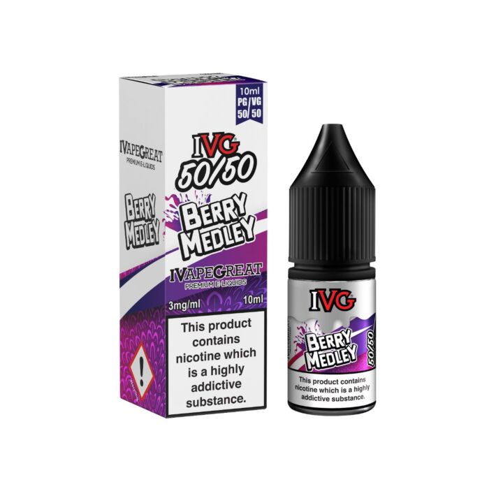 IVG 50/50 Berry Medley E-Liquid 10ml