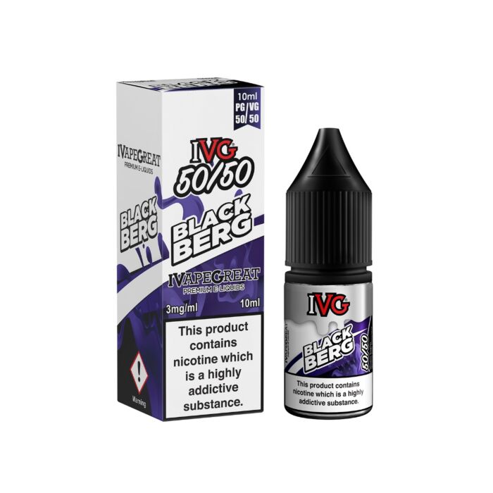 IVG 50/50 Blackberg E-Liquid 10ml