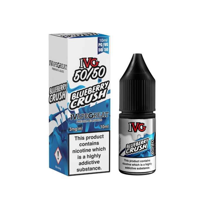 IVG 50/50 Blueberry Crush E-Liquid 10ml