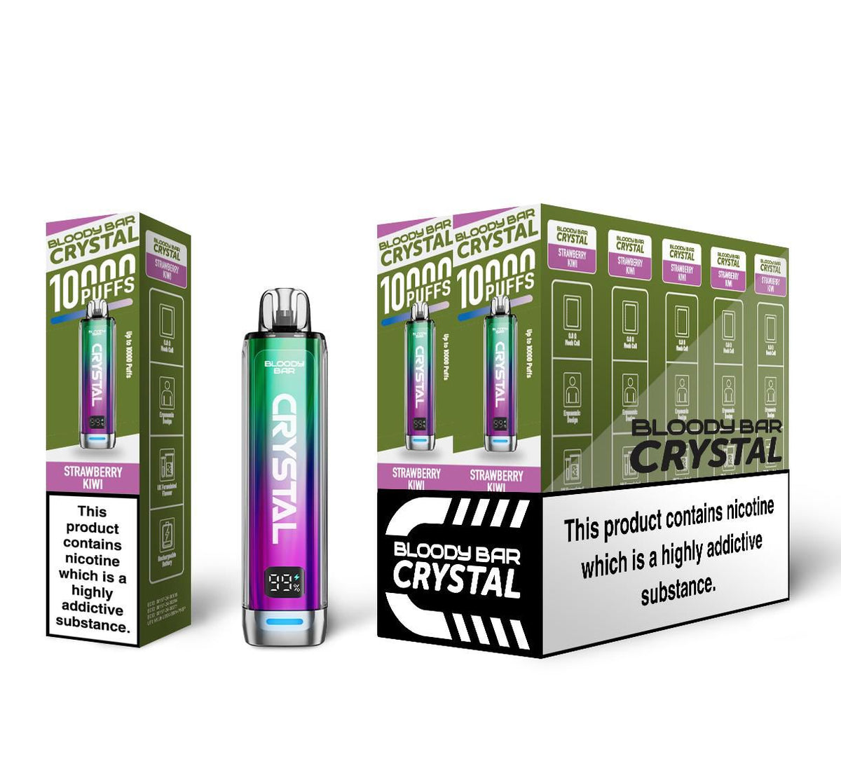Bloody Bar Crystal 10k Vape Kit