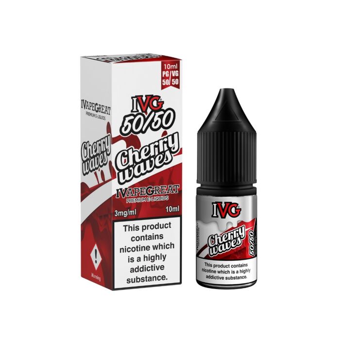 IVG 50/50 Cherry Waves E-Liquid 10ml