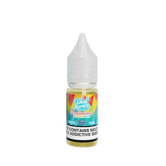 Cloud Nurdz Bar Salts Strawberry Lemon Ice 10ml Nic Salt E-Liquid