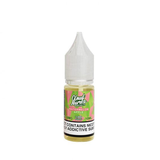 Cloud Nurdz Bar Salts Watermelon Apple 10ml Nic Salt E-Liquid