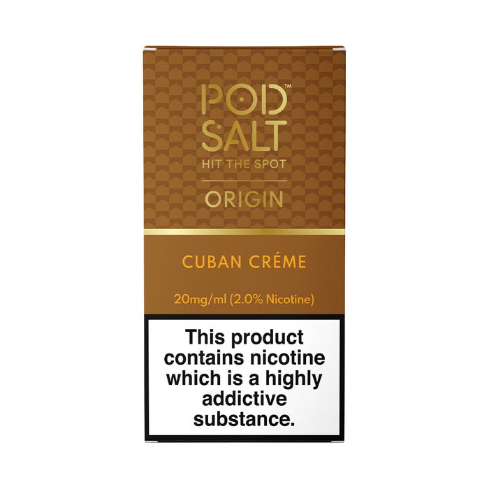 Pod Salt Origin Cuban Crème Nic Salt E-Liquid 10ml