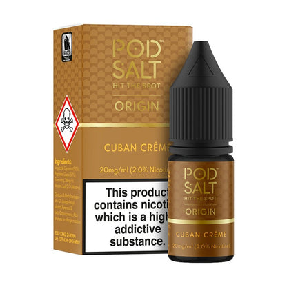 Pod Salt Origin Cuban Crème Nic Salt E-Liquid 10ml