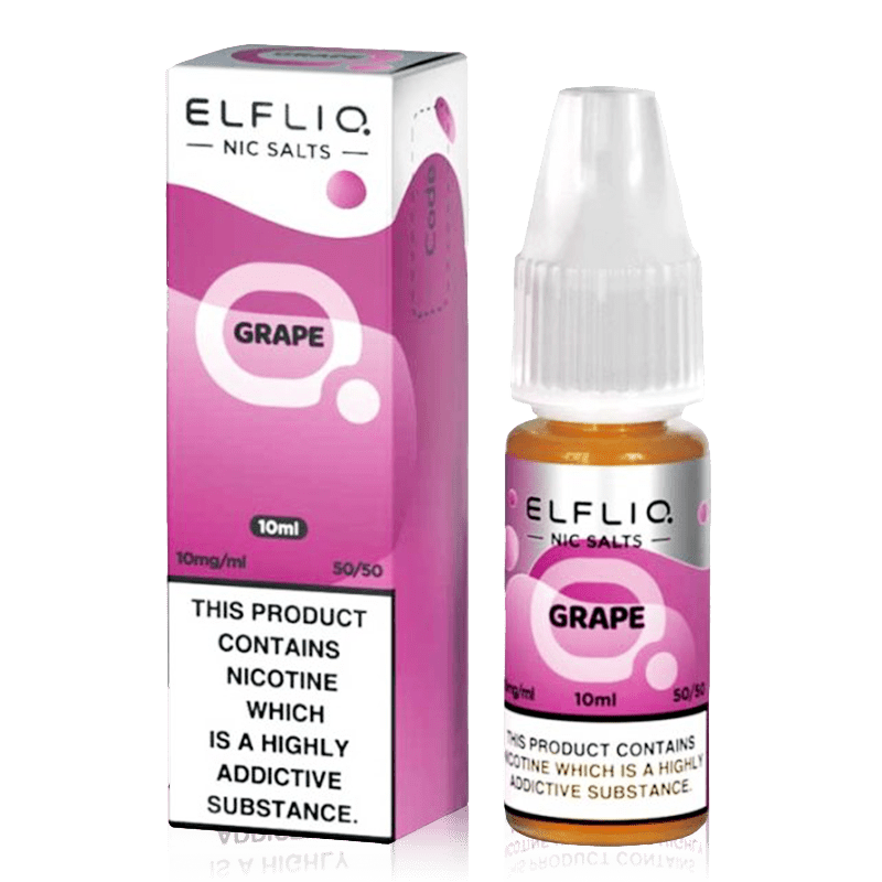 Elfliq Grape Nic Salt E-Liquid 10ml