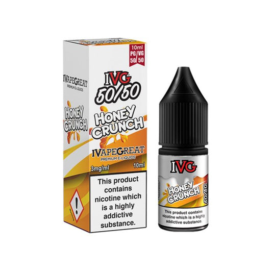IVG 50/50 Honey Crunch E-Liquid 10ml