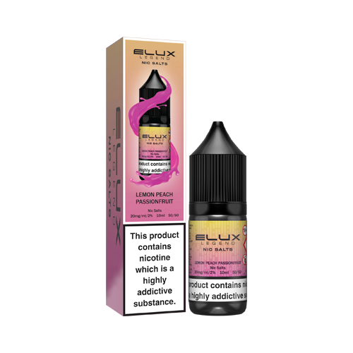 Elux Legend Lemon Peach Passionfruit Nic Salts E-Liquid 10ml