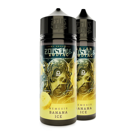 Zeus Juice Nemesis - Banana Ice Shortfill E-Liquid 100ml