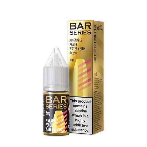 Mixtio Bar Series Gold Edition - Pineapple Peach Watermelon - Nic Salt E-Liquid 10ml