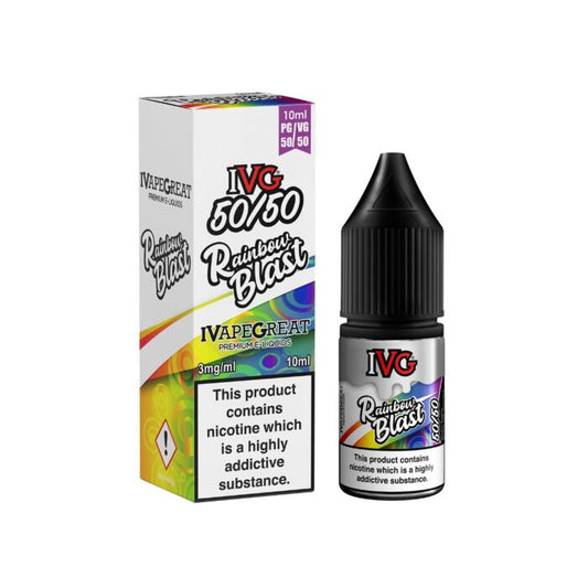 IVG 50/50 Rainbow Blast E-Liquid 10ml