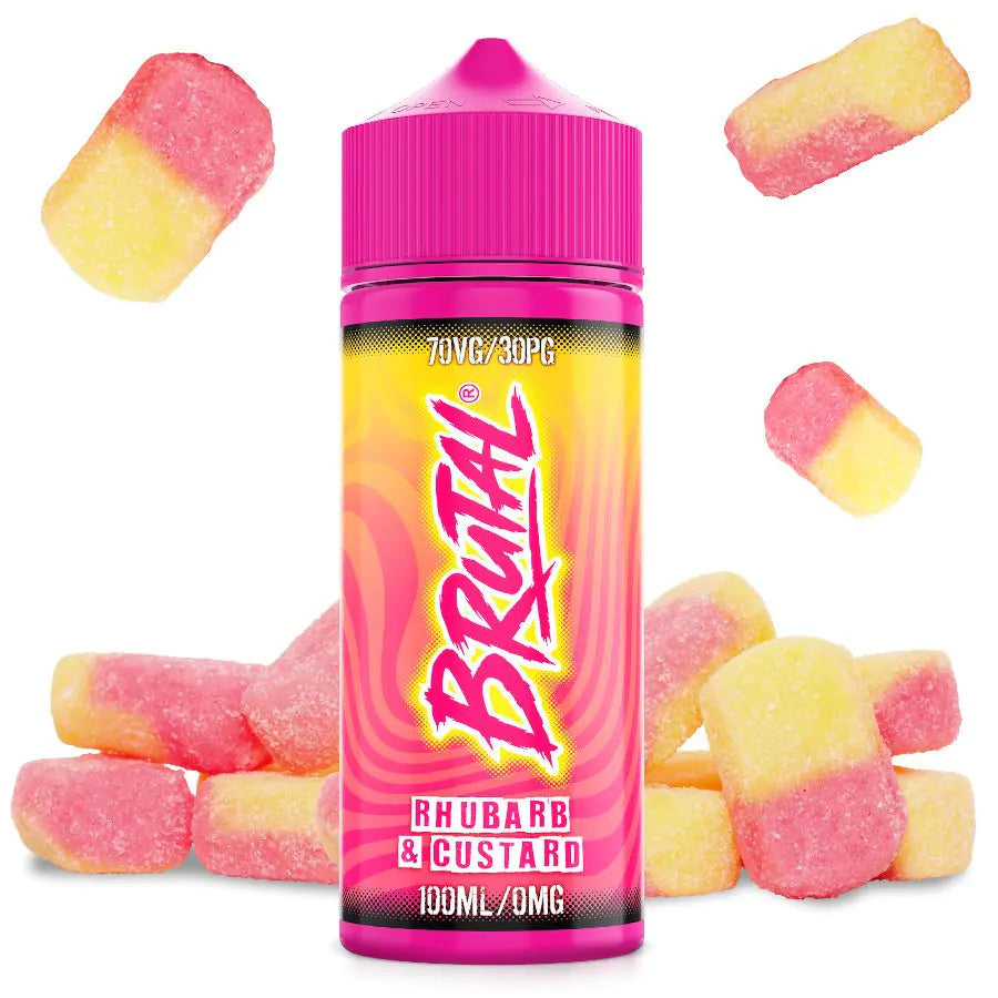 Just Juice Rhubarb & Custard Shortfill E-Liquid 100ml