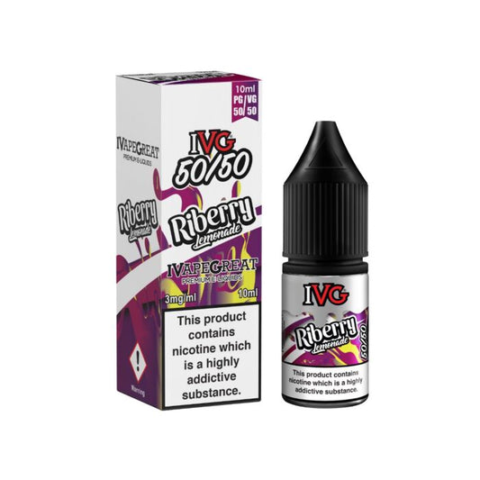 IVG 50/50 Riberry Lemonade E-Liquid 10ml