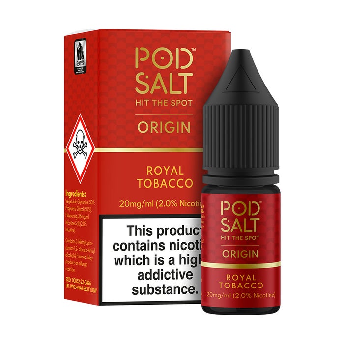 Pod Salt Origin Royal Tobacco Nic Salt E-Liquid 10ml