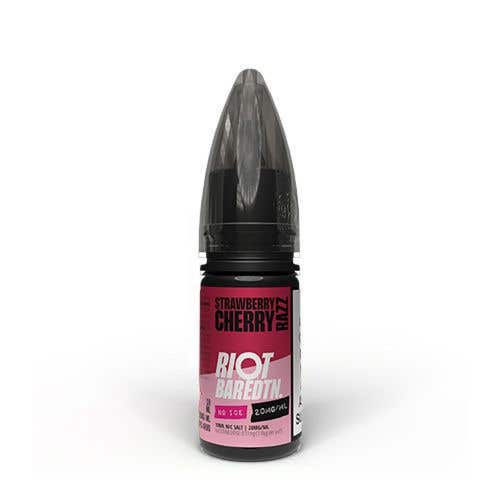 Riot Squad Bar Edition - Strawberry Cherry Razz - Nic Salt E-Liquid 10ml