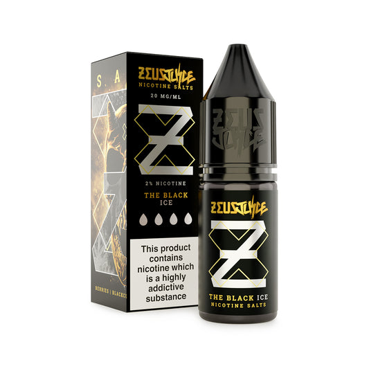Zeus Juice The Black Ice Nicotine Salt E-Liquid 10ml