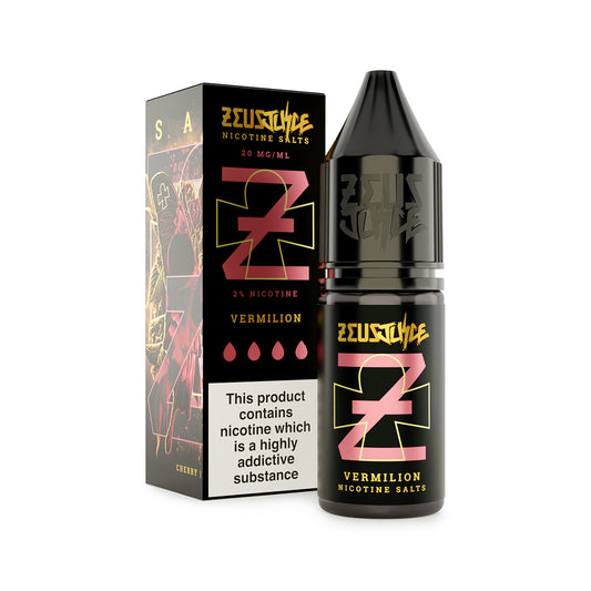 Zeus Juice Vermilion Nicotine Salt E-Liquid 10ml