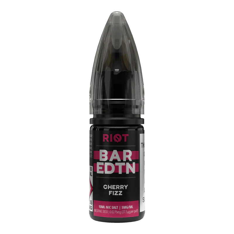 Riot Squad Bar Edition Cherry Fizz Nic Salt E-Liquid 10ml