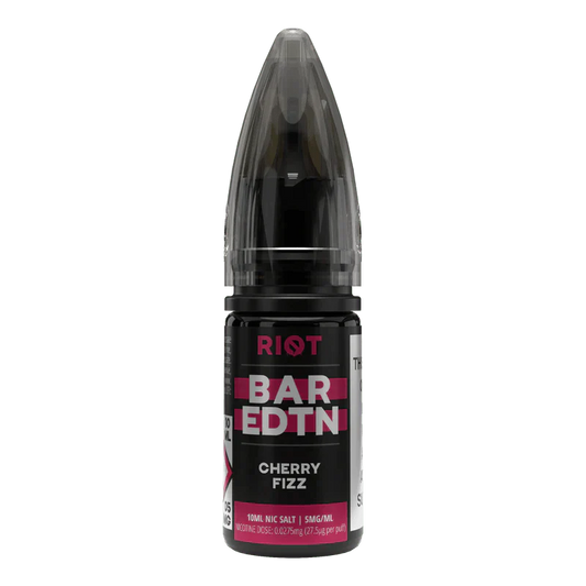 Riot Squad Bar Edition Cherry Fizz Nic Salt E-Liquid 10ml