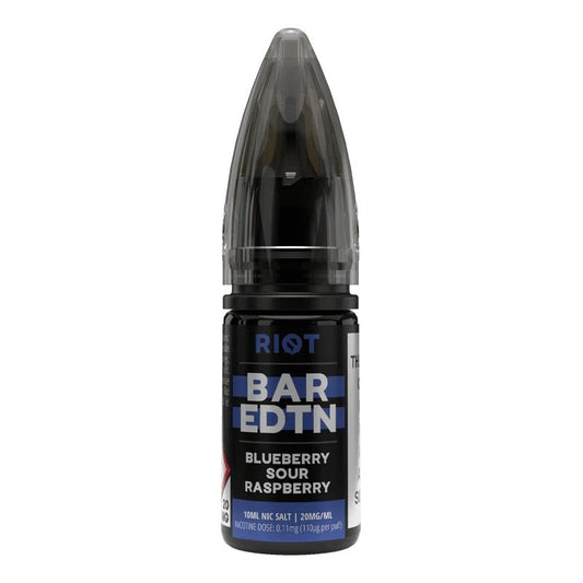 Riot Squad Bar Edition Blueberry Sour Raspberry Nic Salt E-Liquid 10ml