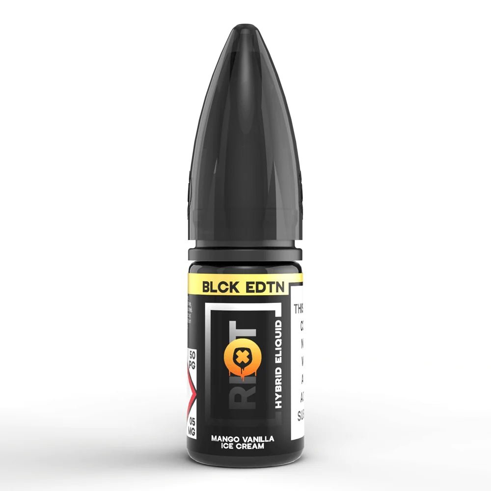 Riot Squad Black Edition Mango Vanilla Ice Cream Nic Salt E-Liquid 10ml