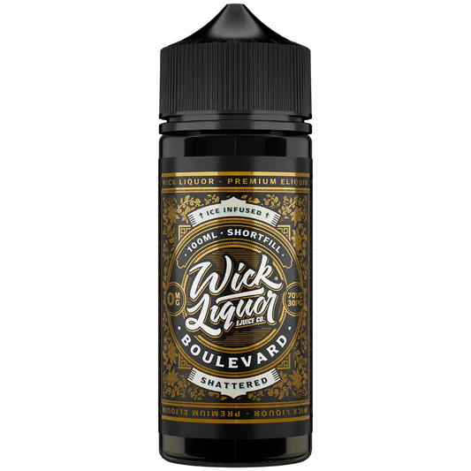 Wick liquor Boulevard Shattered E-liquid 100ml