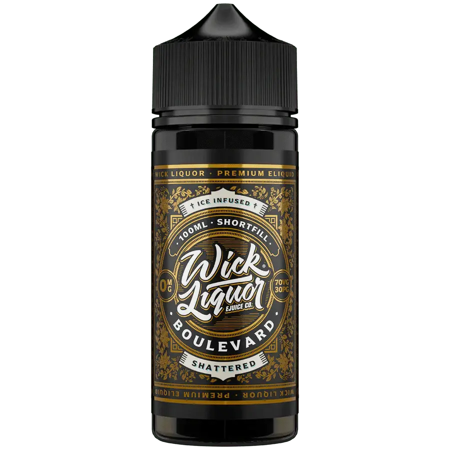 Wick liquor Boulevard Shattered E-liquid 100ml