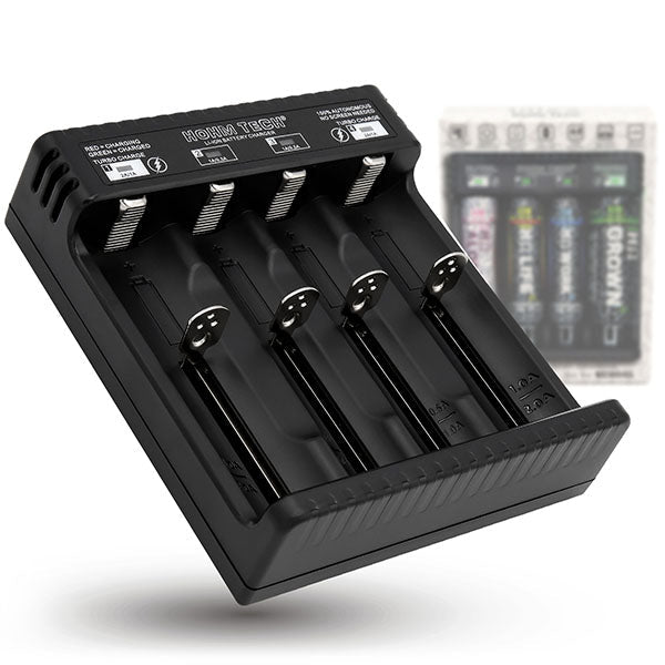 Hohm Tech 4 Slot USB Battery Charger