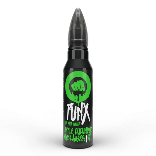 Riot Squad Punx Apple, Cucumber, Mint &amp; Aniseed Shortfill E-Liquid 50ml