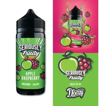 Doozy Seriously Fruity Apple Raspberry E-liquid Shortfill 100ml