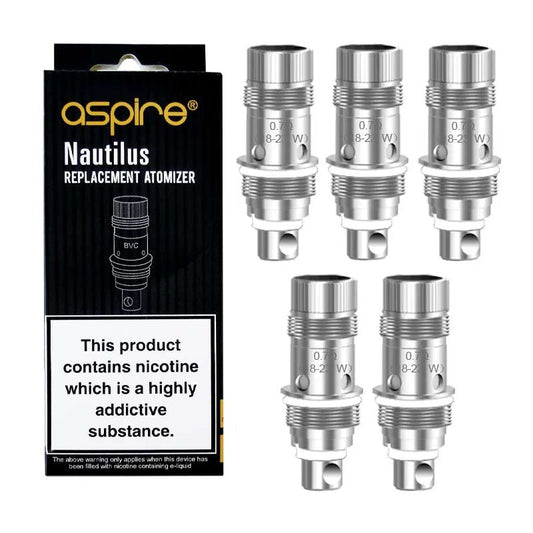 Aspire Nautilus BVC Replacement Coils - 5 Per Pack