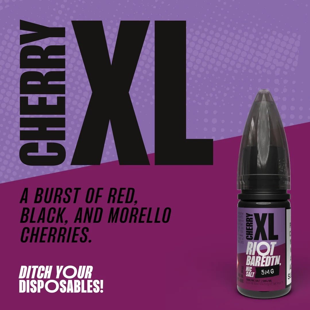 Riot Squad Bar Edition Cherry XL Nic Salt E-Liquid 10ml