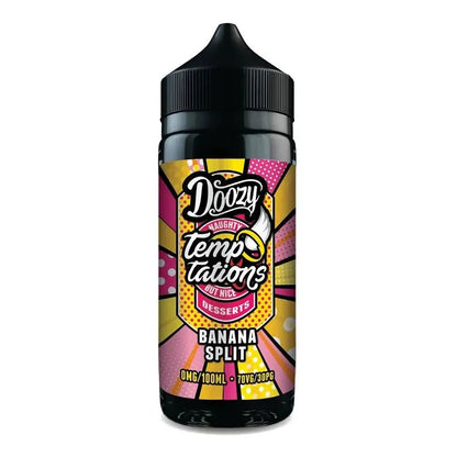 Doozy Banana Split Doozy Temptations E-Liquid Shortfill 100ml