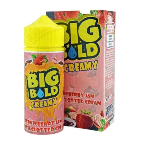 Big Bold Creamy - Strawberry Jam With Clotted Cream 100ml Shortfill
