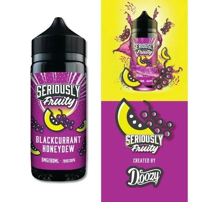 Doozy Seriously Fruity Blackcurrant Honeydew E-liquid Shortfill 100ml