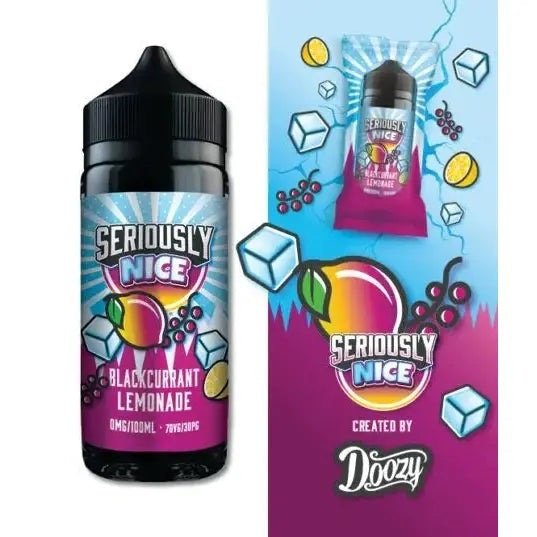 Doozy Seriously Nice Blackcurrant Lemonade E-liquid Shortfill 100ml