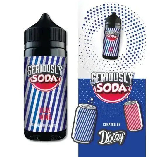 Doozy Seriously Soda Blue Wing E-liquid Shortfill 100ml